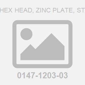 Screw M 5X 8;Hex Head, Zinc Plate, Stainless Steel
